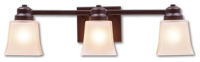 Rustic Woodland Triple Bath Vanity Light - Eclectic - Bathroom Vanity Lighting - by ...