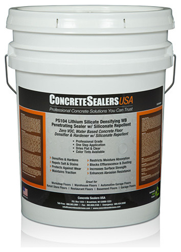 PS104 Lithium Silicate Densifying WB Penetrating Sealer W/ Siliconate ...