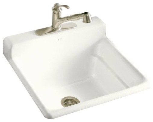 ... Utility/Laundry Sink with Single-Hole Fau traditional-kitchen-sinks