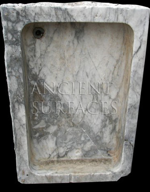 Antique French Countryside Farmhouse Marble Kitchen Sink 'Lavabeau en