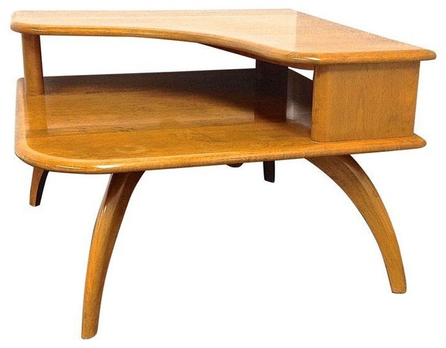Preowned MidCentury Heywood Wakefield Corner Table Midcentury
