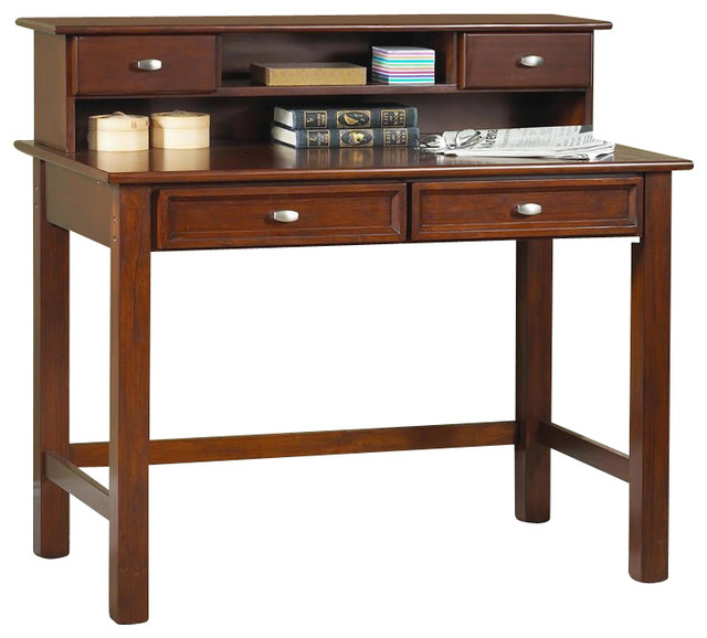 Home Styles Furniture Hanover Wood Student Writing Desk with Hutch in