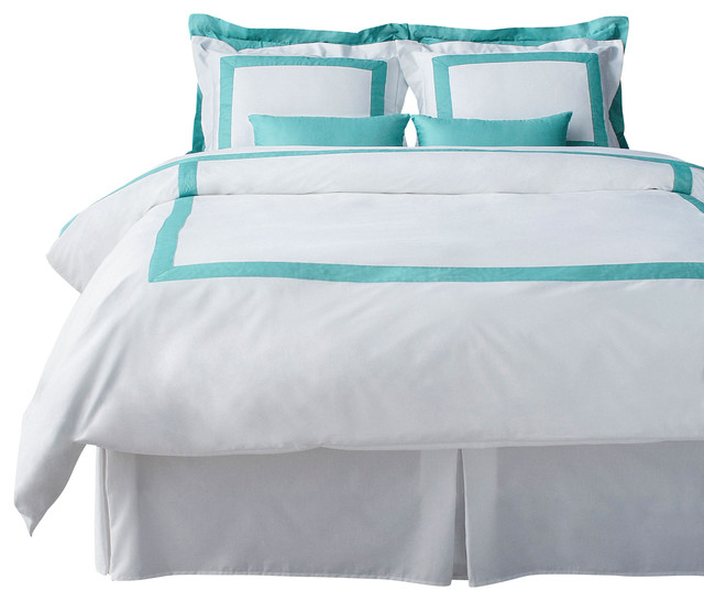 ... Tiffany Blue Duvet Cover Set, Queen modern-duvet-covers-and-duvet-sets