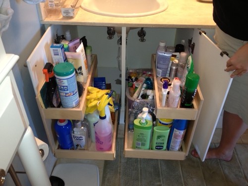 11 Ways To Organize Under A Sink Organizing Made Fun 11 Ways To Organize Under A Sink