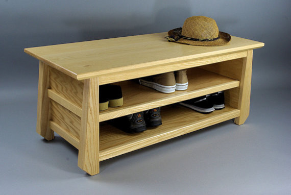 ... Style Shoe Storage Bench by Woodistry asian-accent-and-storage-benches