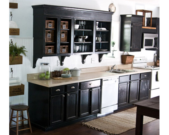 Kitchen Design Houzz on Black Cabinets Design  Pictures  Remodel  Decor And Ideas