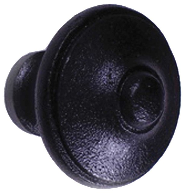 Knobs Wrought iron Black Knob 1 1/2'' 16047 Rustic