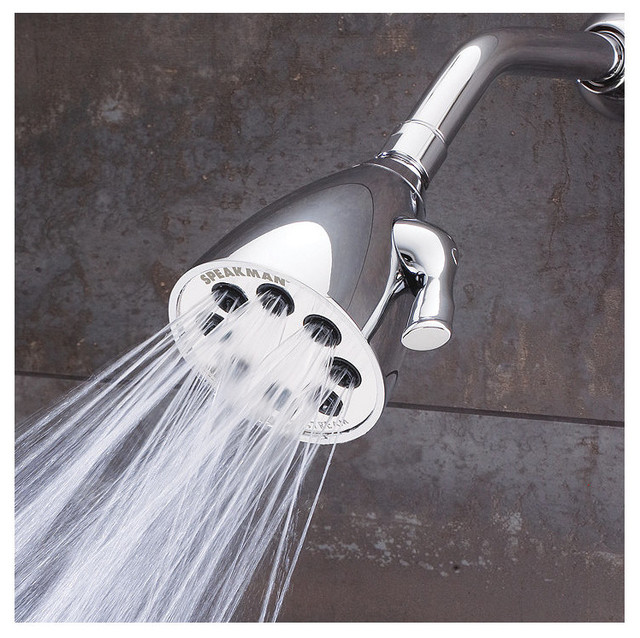 Speakman 8Jet Solid Brass Adjustable Shower Head traditional