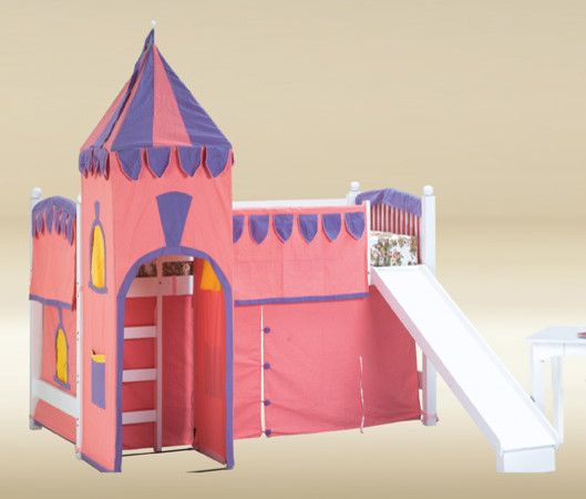 Castle Bunk Bed with Slide