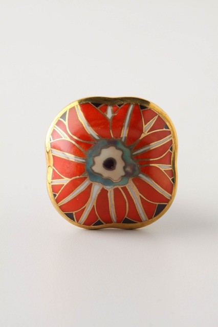 Brilliant Blossom Knob eclectic knobs
