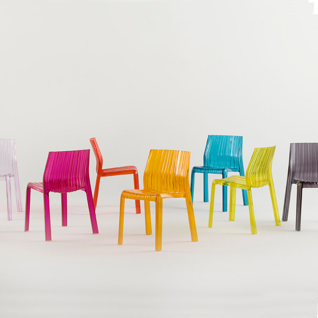 Kartell Frilly Dining Chair (Set of 2) Modern Dining Chairs by
