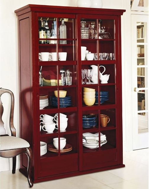 Barn Red Kitchen Cabinets