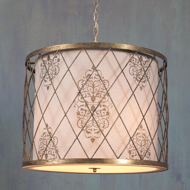 Harlequin Cage Drum Shade Lantern Lamp Shades by Shades of Light