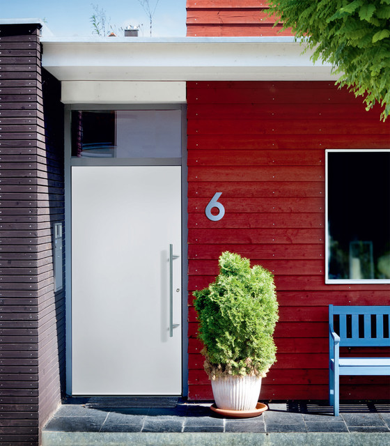 Groke modern aluminum entry door model 12660 Modern Front Doors