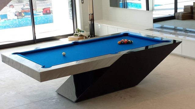 Modern pool table by mitchell exclusive billiard designs for Pool design game
