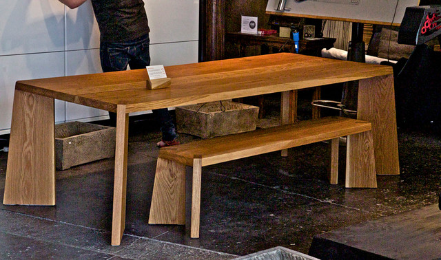 Solid Wood Dining Table contemporary dining room