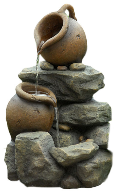 jeco inc patio decorative small pots water fountain jeco inc patio decorative small pots water fountain