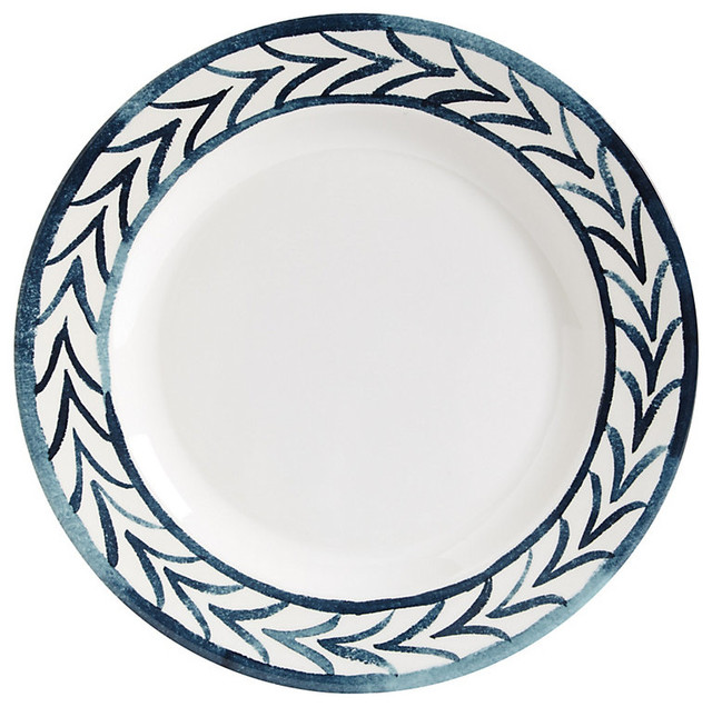 Bunny Williams Watercolor Iris Melamine Dinner Plates Set of 4