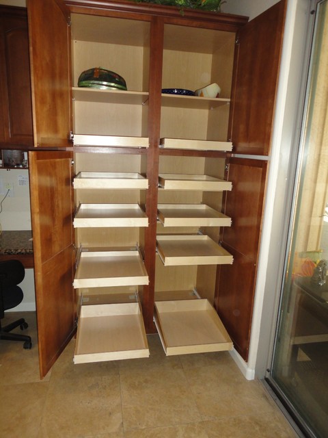 Kitchen Pull Out Pantry Shelves