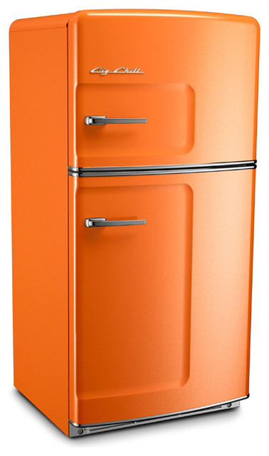 Orange Refrigerator