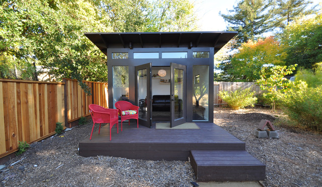 Bay Area Office 10x12: Studio Shed Lifestyle  Modern  Garage And 