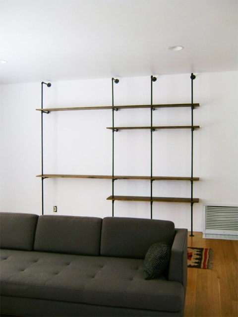 The Brick House shelves