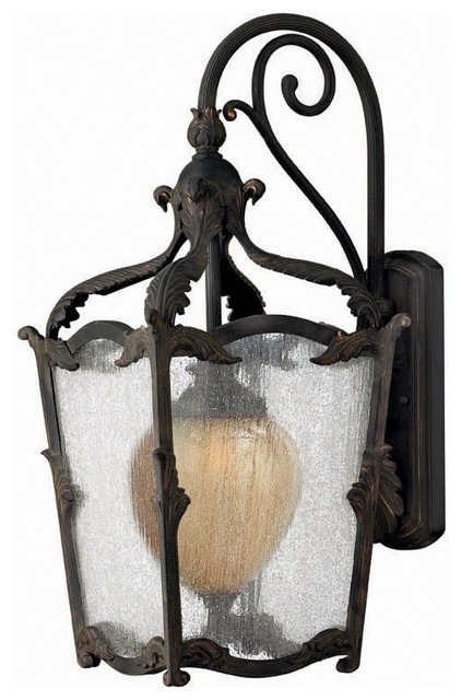 Hinkley Lighting 1425AI Sorrento Aged Iron Outdoor Wall Sconce - Rustic - Outdoor Wall Lights ...