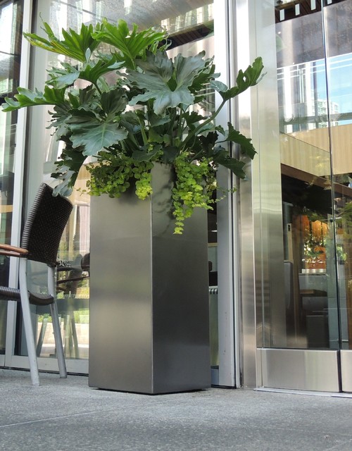 gun metal grey and green contemporary outdoor planters other metro by object outdoors gun metal grey and green contemporary outdoor planters other metro by object outdoors