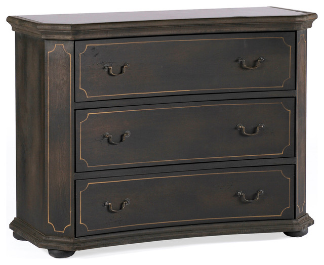 Lucas French Country Curved Front Tall Dresser Chest Dressers by
