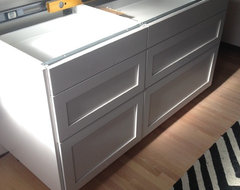 sektion fronts scherrs ikea kitchen custom install finished