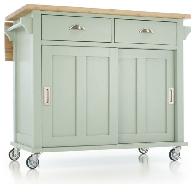 Belmont Mint Kitchen Island by Crate&Barrel