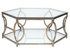 Brooke Hexagonal Coffee Table contemporary coffee tables