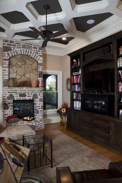 Buckhead Custom Home and Terrace Renovation traditional living room
