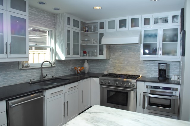 Modern Dove Kitchen contemporary kitchen