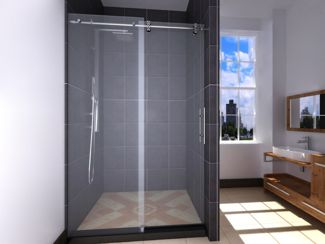 Frameless Sliding Shower Door - Modern - Shower Doors - Hong Kong - By 