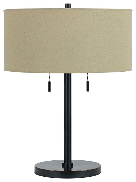Spiga Dark Bronze Table Lamp - Contemporary - Table Lamps