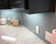 Glass Tile Backsplashes by SubwayTileOutlet modern kitchen