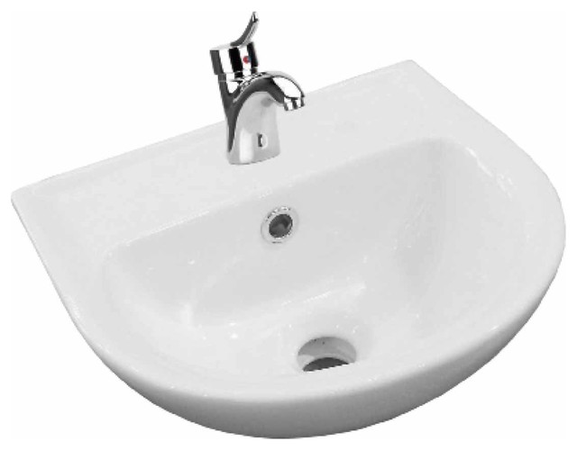 Wall Mount Sinks Small White Cina Wall Mount Sink 14 W 17910 ...