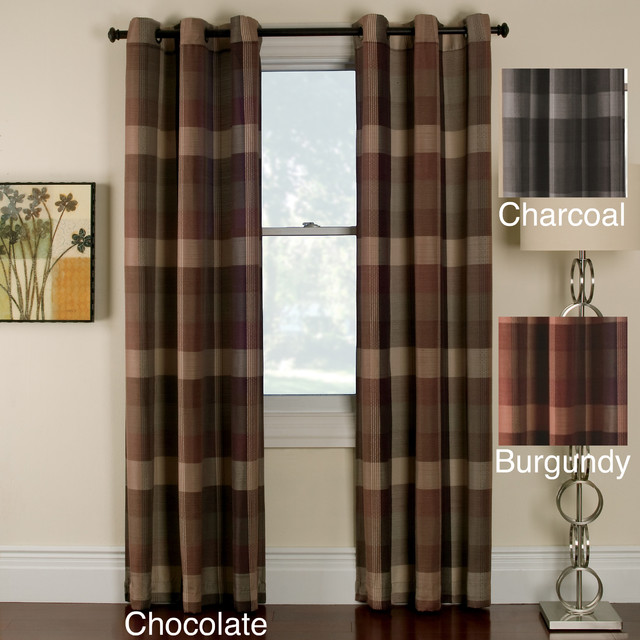 Timeless look with Plaid curtains