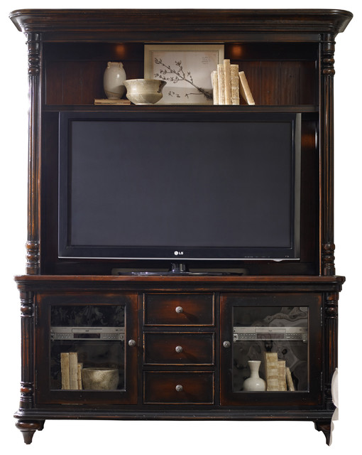Entertainment Console & Hutch 517755202 Traditional Furniture by