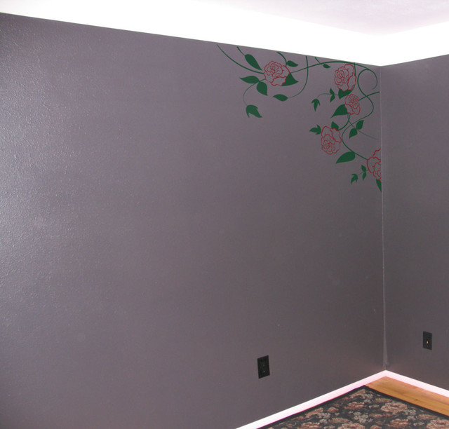 Corner Rose Vines -bedroom