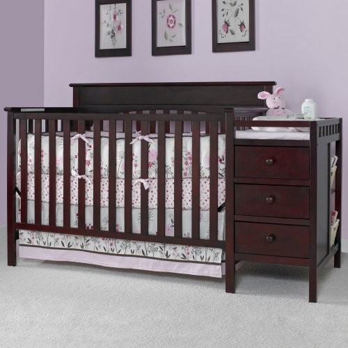 Graco Lauren 4 in 1 Convertible Crib and Changer Combo - Classic ...