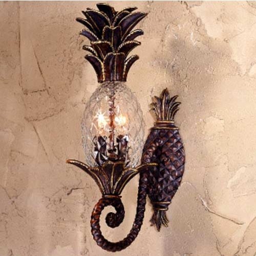 Maui Small Outdoor Wall Sconce - Tropical - Outdoor Wall Lights And Sconces