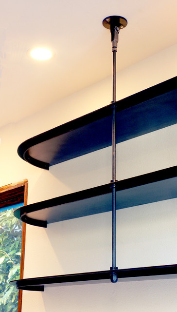 patinated metal shelving contemporary-display-and-wall-shelves