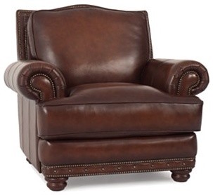 Leather Living Room Chair Traditional Armchairs And Accent Chairs