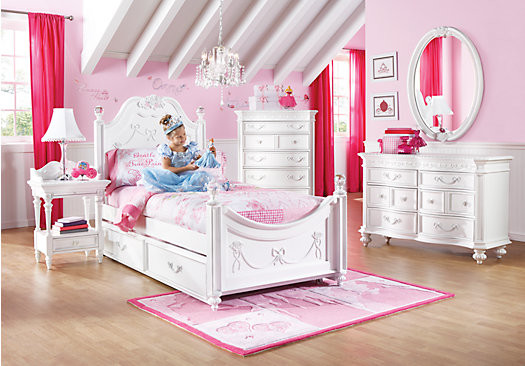 Twin Bedroom Sets Rooms To Go Of Nicolette Cherry 5 Pc Twin