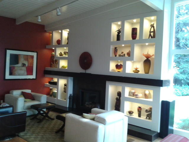 Art Niche cabinet - contemporary - living room - san luis obispo ...
