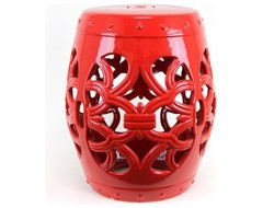 Urban Trends Garden Open Work Outdoor Bar Stool modern-accent-and-garden-stools