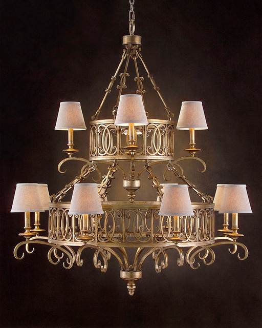 John Richard 12 Light Chandelier AJC8662 Contemporary Chandeliers