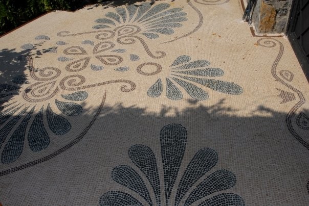 Custom mosaic art mediterranean